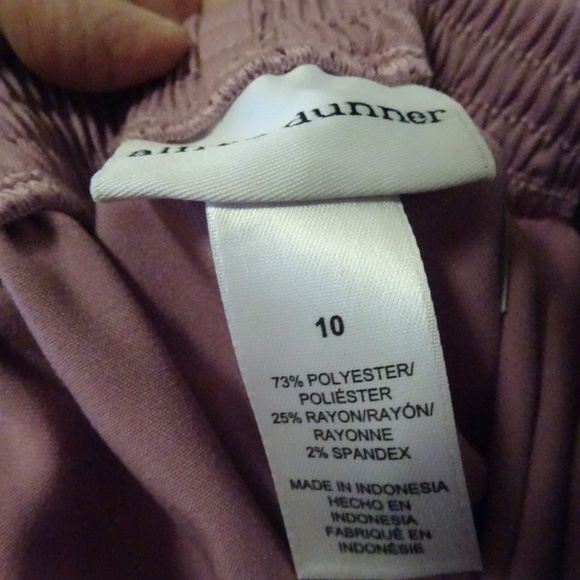 Alfred Dunner Size 10 M Lavender Pants-NEW - Picture 8 of 8